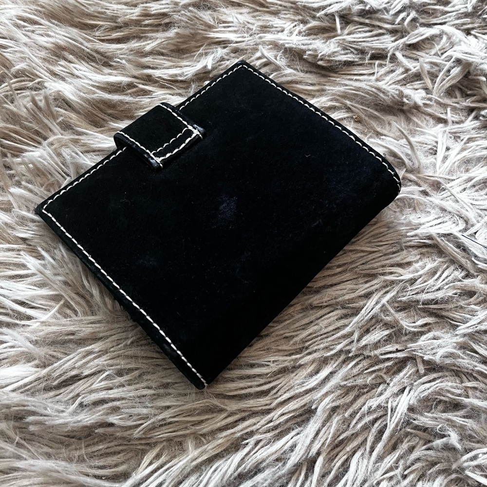 Roxy Black Velvet Wallet with Silver Studs - Picture 3 of 6